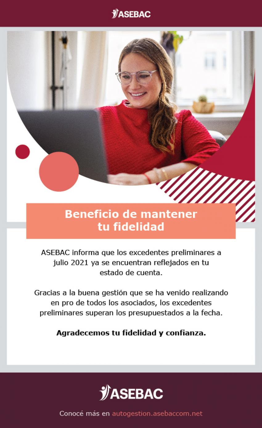 Comunicado excedentes preliminares 2021