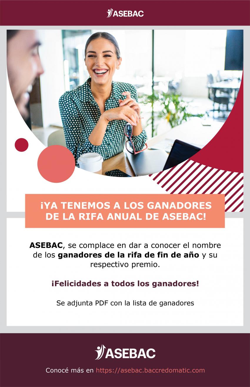 Ganadores Rifa por antigüedad ASEBAC