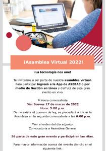 ¡Asamblea Virtual 2022!